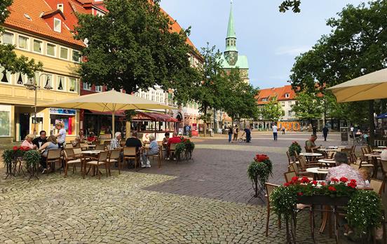 Der Marktplatz von Osterode