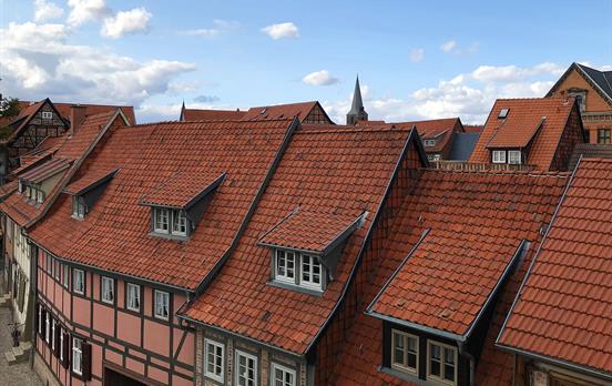 Über den Dächern Quedlinburgs