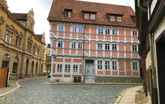 Verträumte Gassen in Quedlinburg