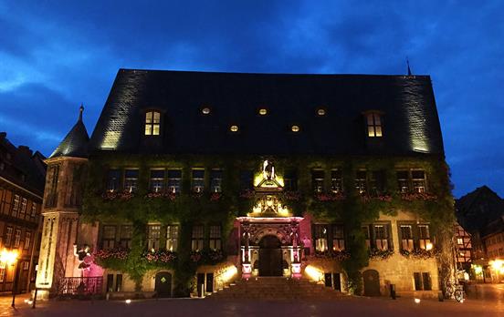 Quedlinburg zur blauen Stunde