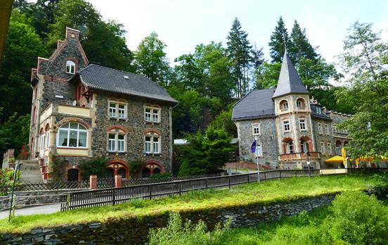 Unterwegs im idyllischen Bodetal