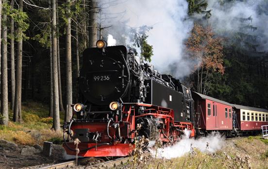 The Brockenbahn steam train