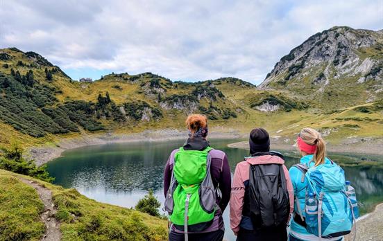 Hikers at Formarinsee