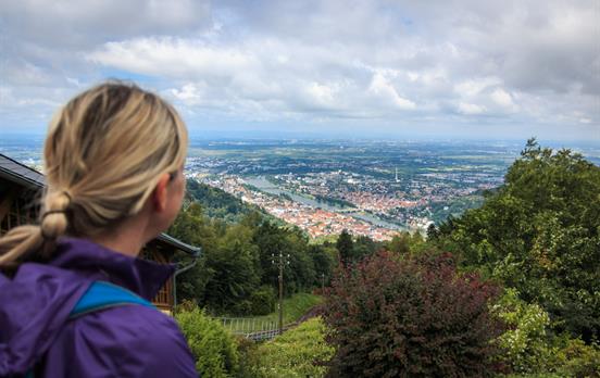 Blick nach Heidelberg