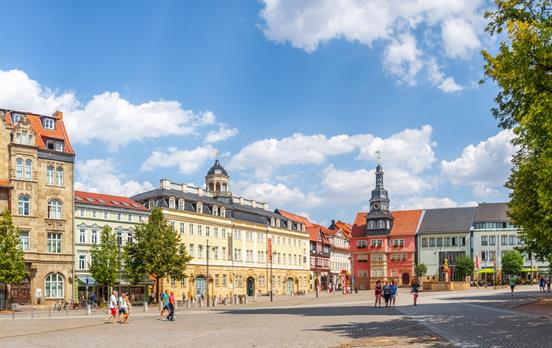 Hübscher Marktplatz von Eisenach