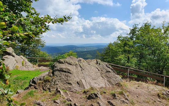 Aussicht vom Großen Inselsberg