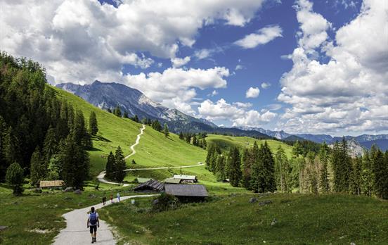 Sehr gut ausgebaute Wege