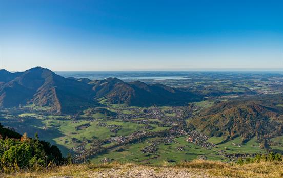Tolle Fernsicht vom Rauschberg