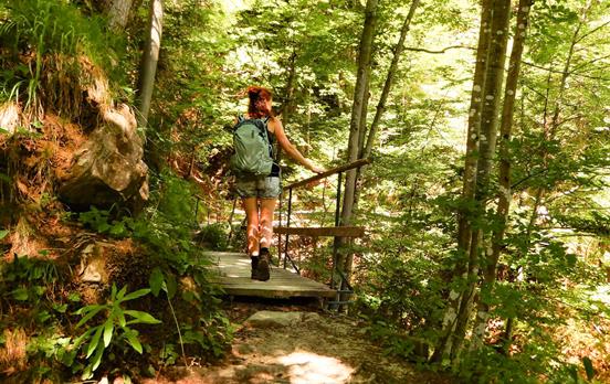 Walk through the stunning gorge of Ammerschlucht