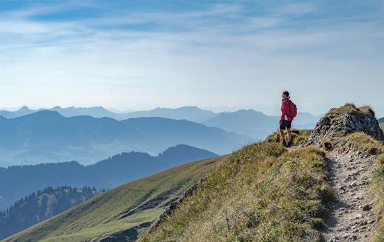 View over the Bavarian Alps