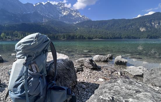 Pause am Eibsee