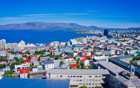 The world's most northerly capital, Reykjavik
