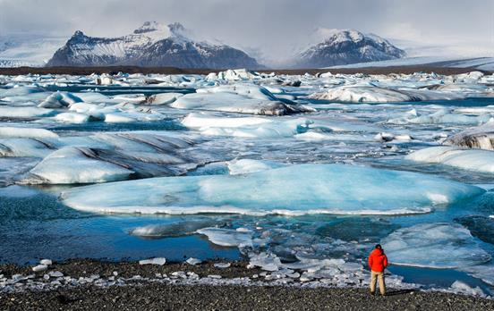 Jokulsarlon is a popular spot for movie directors