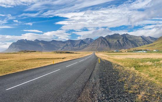 Enjoy driving along quiet scenic roads