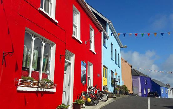 Colourful village of Eyeries