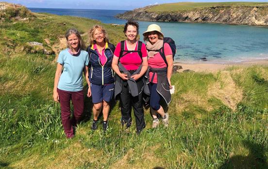AWMSep23- Group of walkers on the Dingle Way