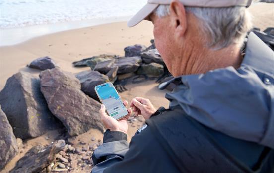 Wandern mit der App auf dem Dingle Way