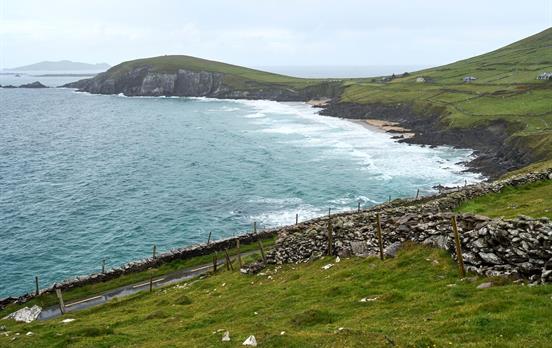 wild coast line on the DIngle Way