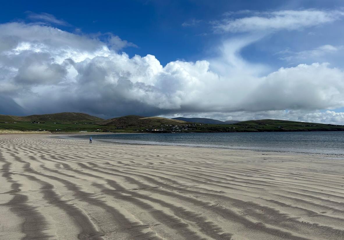 Miles of beaches along the Dingle Way