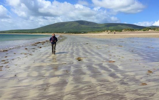 Walking on Ventry Beach