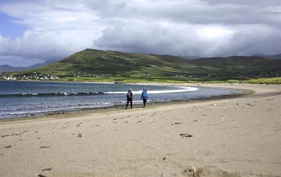 Wegabschnitt am Strand