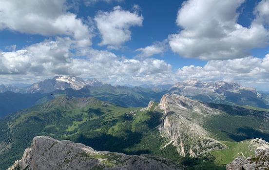 Views from Rif Scotoni & Valparola