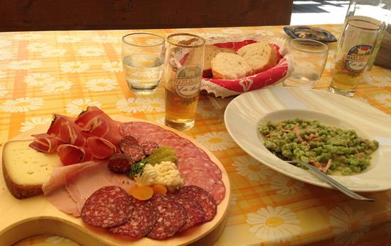 Hearty lunch at Pederu