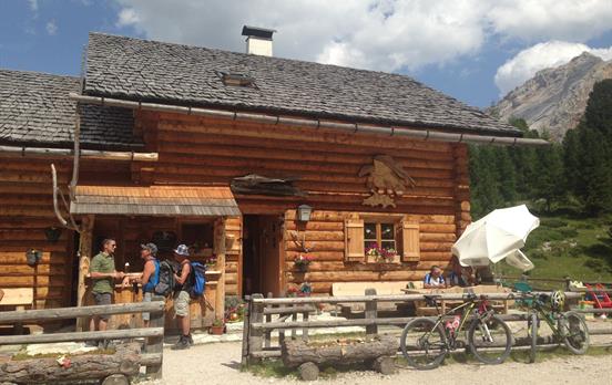 Enjoy a refreshing beer at Fanes plateau