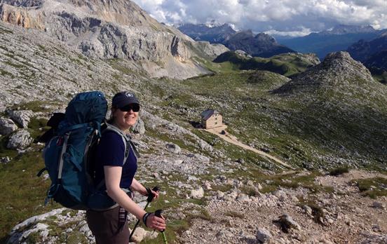 On the way to Rifugio Sennes