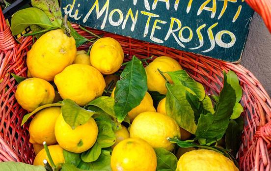 Lemons on sale in Monterosso