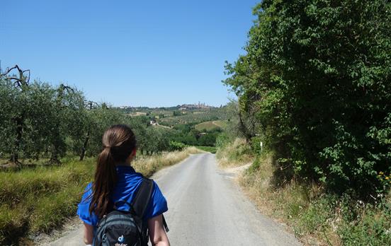 Hike from Volterra to San Gimignano