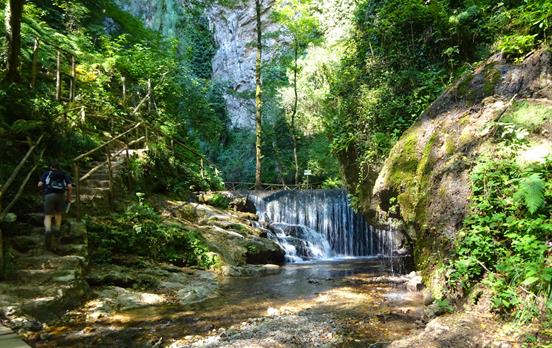 Waterfalls en route
