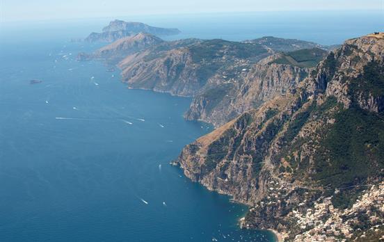 Views to peninsula from Mt. Tre Calli
