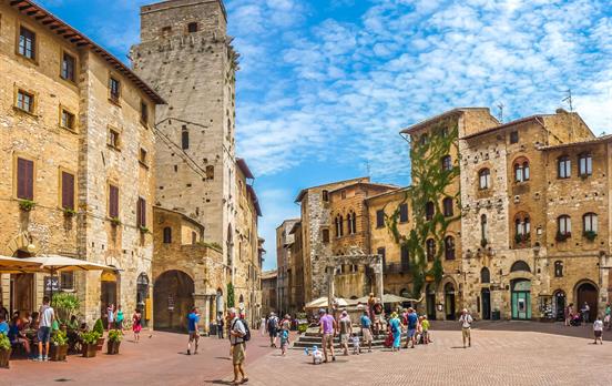 Volterra, one of the hilltops towns