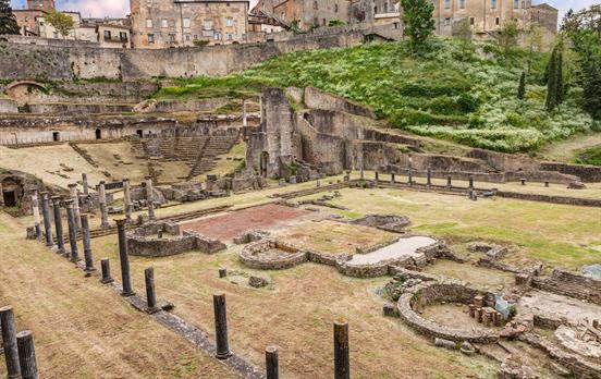 Ancient ruins at Volterra