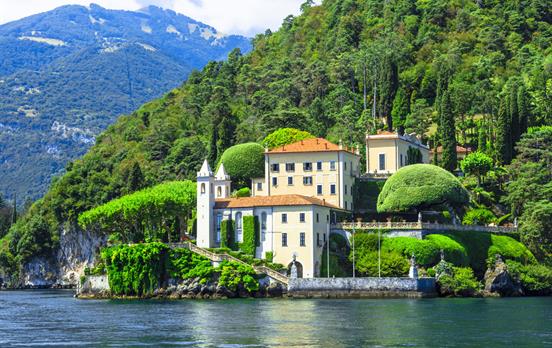Villa Balbianello, with its exquisite gardens
