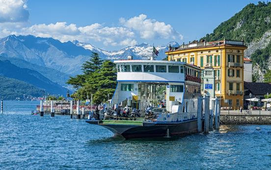 Take the ferry across to Varenna
