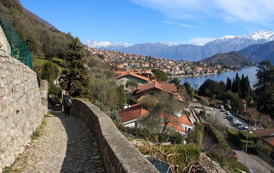 The lakeside 'Greenway' from Colonno to Cadenabbia