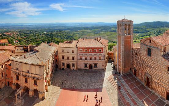 Views from hill-top Montepulciano
