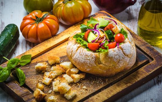 Panzanella, a Tuscan speciality
