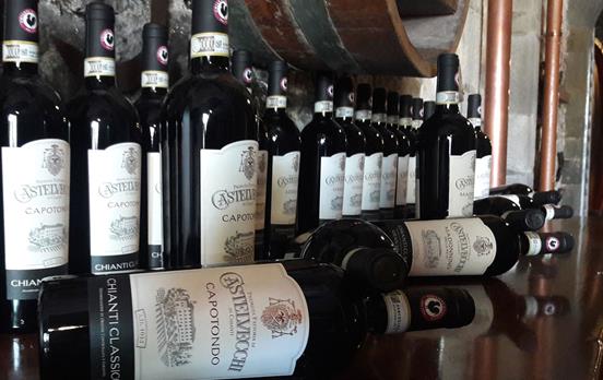 Pass vineyards with wine tasting opportunities