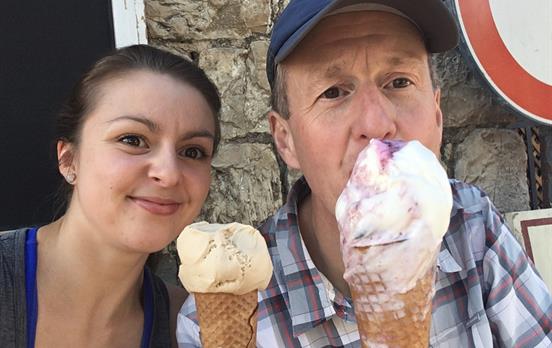 Ein köstliches Eis in Florenz