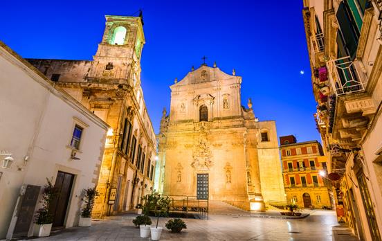 Beautiful Baroque architecture of Martina Franca