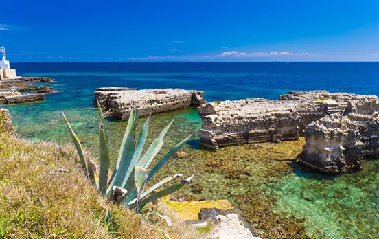 Azure sea near Otranto