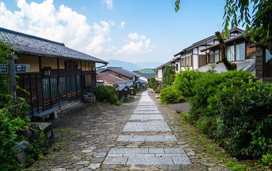 Walk through traditional Japanese villages