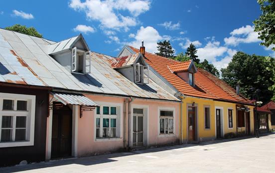 The colourful building of Cetinje