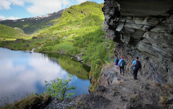 Hike through the wild and rugged Aurlandsdalen