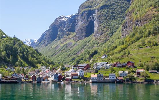 Enjoy overnight stays in pretty fjord-side village