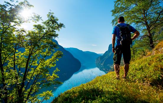 Panoramic views from fjordland trails