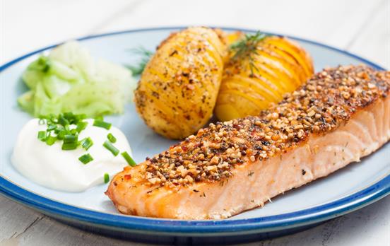 Enjoy a traditional Norwegian dinner at your Lodge